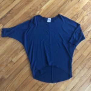 Navy Blue Hi-Lo Doleman Tee